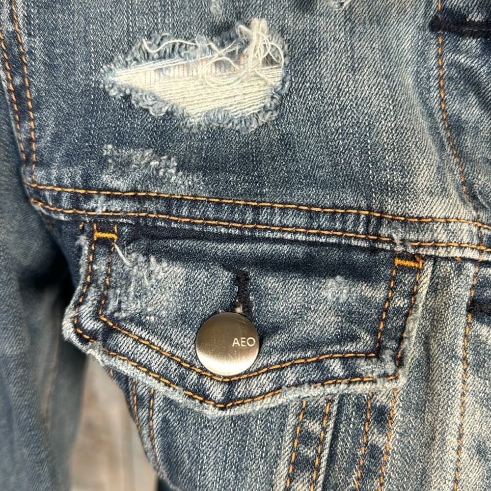 AEO American Eagle Outfitters Denim Jacket XS - Picture 4 of 11